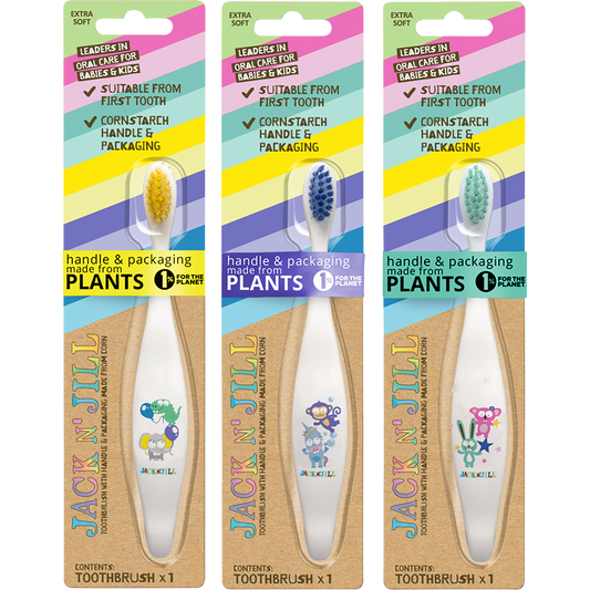 Jack N' Jill Kids Toothbrush Assorted - Box of 8