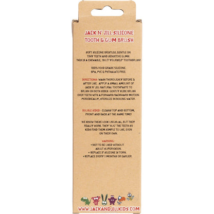JACK N' JILL Silicone Tooth & Gum Brush x 8