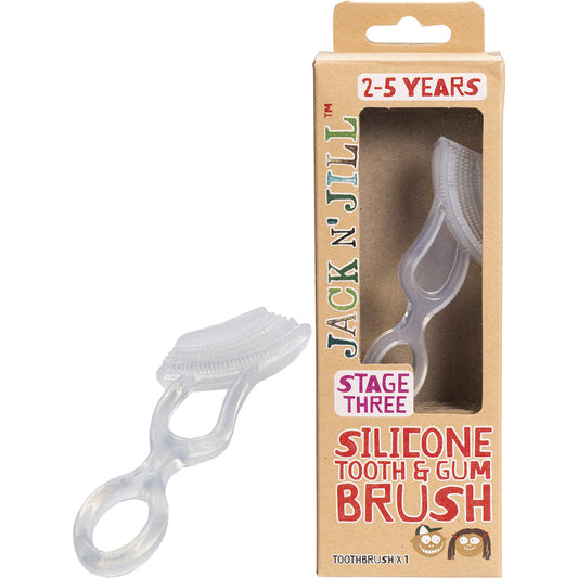 JACK N' JILL Silicone Tooth & Gum Brush x 8