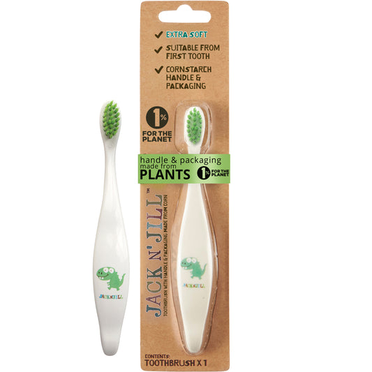 JACK N' JILL Toothbrush Children Dino Biodegradable x 8