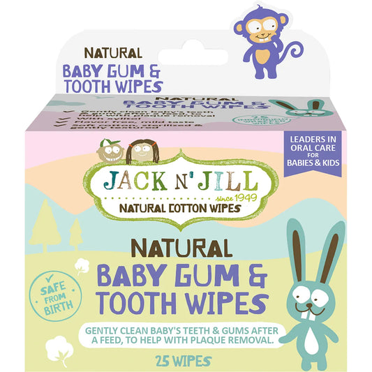 JACK N' JILL Baby Gum & Tooth Wipes 8 x 25pcs