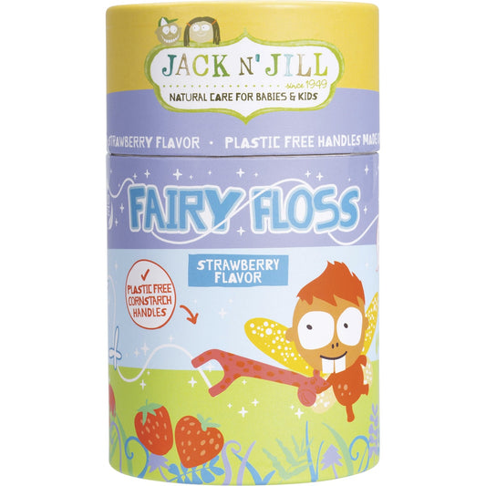 JACK N' JILL Fairy Floss Picks Strawberry 8 x 30pcs