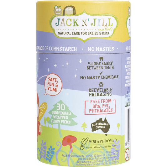 JACK N' JILL Fairy Floss Picks Strawberry 8 x 30pcs
