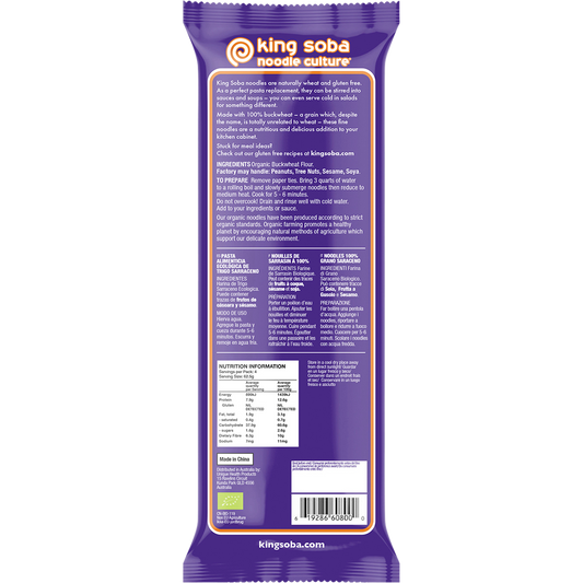 King Soba Organic 100% Buckwheat Noodles