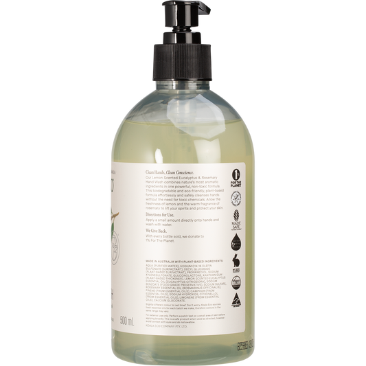 Koala Eco Hand Wash Lemon Scented Eucalyptus & Rosemary