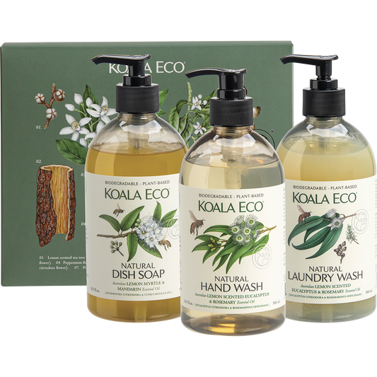 Koala Eco Gift Pack Hand Wash, Kitchen Cleaner & Dish Soap