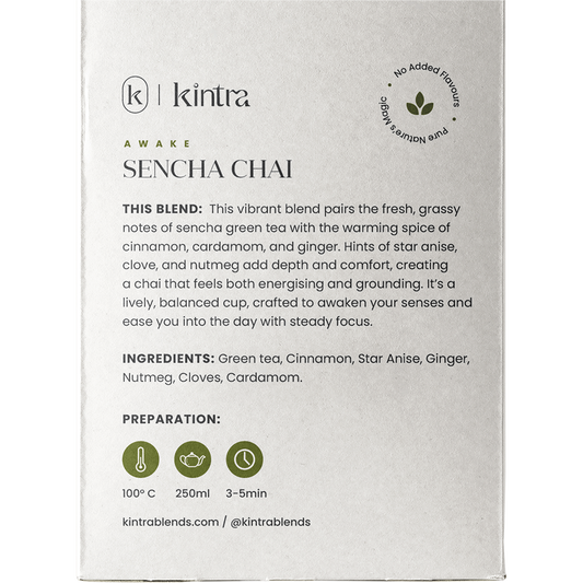 Kintra Blends Herbal Tea Bags Sencha Chai