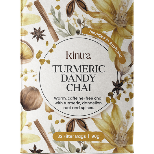 Kintra Blends Herbal Tea Bags Turmeric Dandy Chai