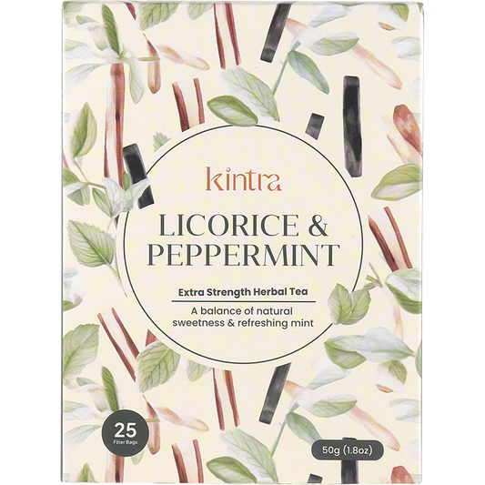 Kintra Blends Herbal Tea Bags Licorice & Peppermint Tea