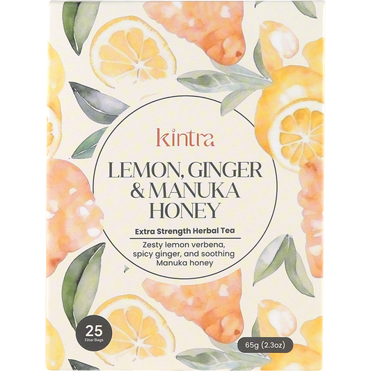 Kintra Blends Herbal Tea Bags Lemon, Ginger & Manuka Honey