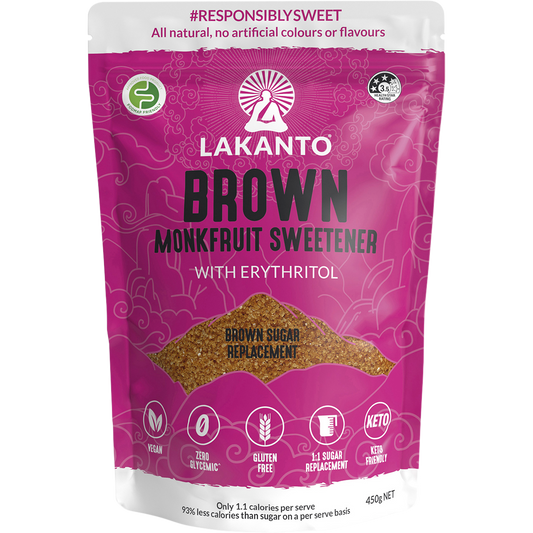Lakanto Brown Monkfruit Sweetener Brown Sugar Replacement