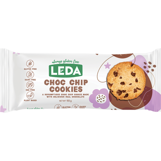 Leda Choc Chip Cookies - Box of 8