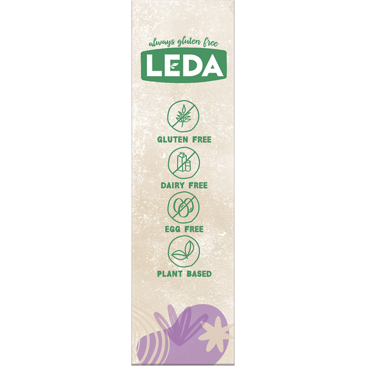 Leda Baked Fruit Filled Bars Triple Berry Multipack 5 Bars - Box of 6