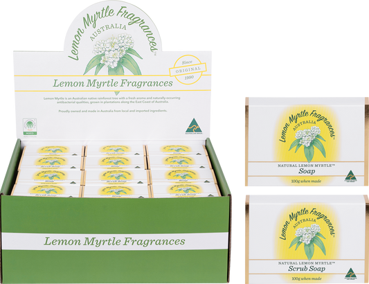 Lemon Myrtle Fragrances Soap Mixed Plain & Exfoliant