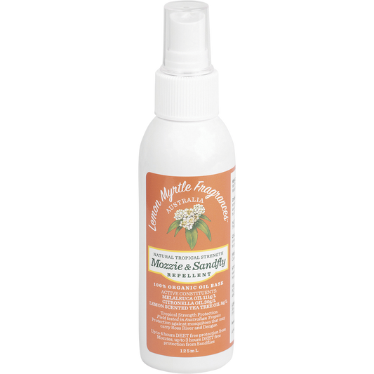Lemon Myrtle Fragrances Mozzie & Sandfly Repellent 125ml