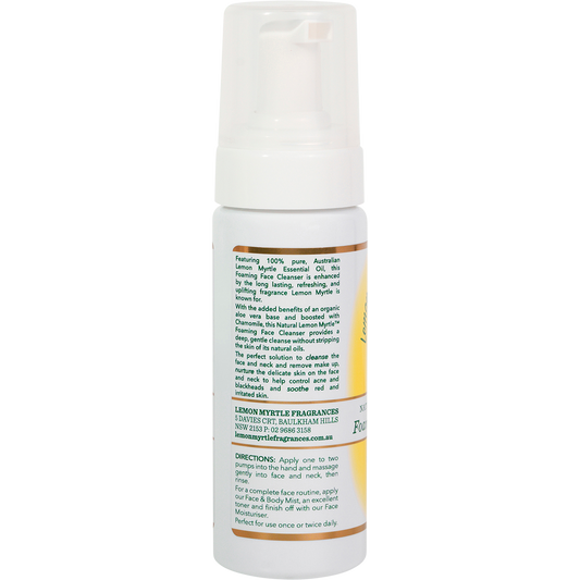 Lemon Myrtle Fragrances Foaming Face Cleanser