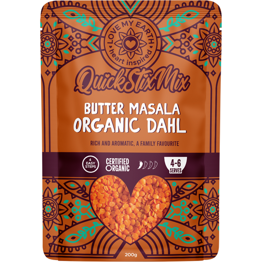 Love My Earth Quick Stix Mix Organic Dahl Butter Masala