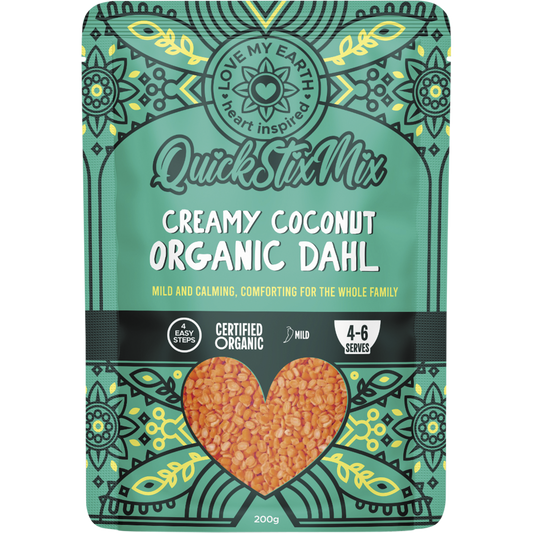 Love My Earth Quick Stix Mix Organic Dahl Creamy Coconut
