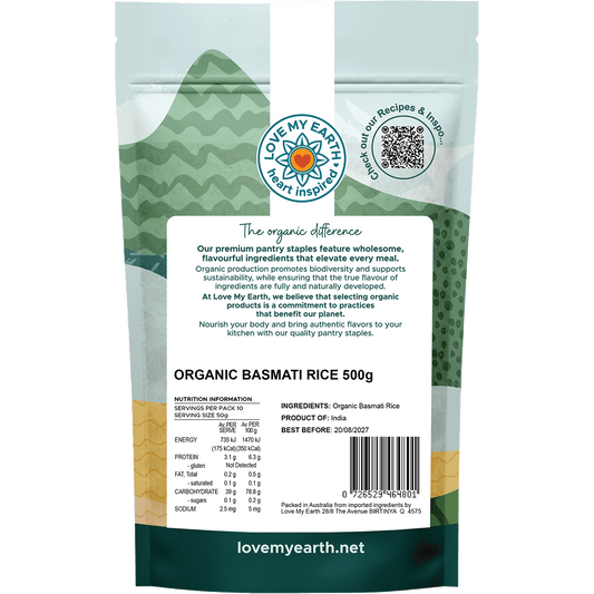 Love My Earth Organic Basmati Rice
