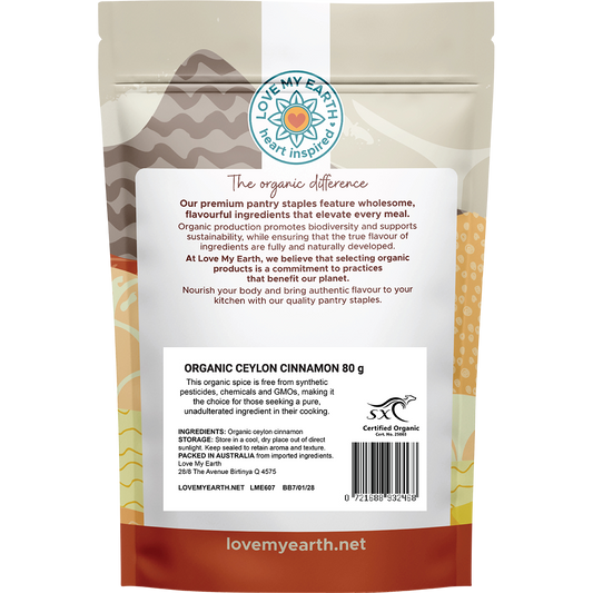 Love My Earth Organic Ceylon Cinnamon