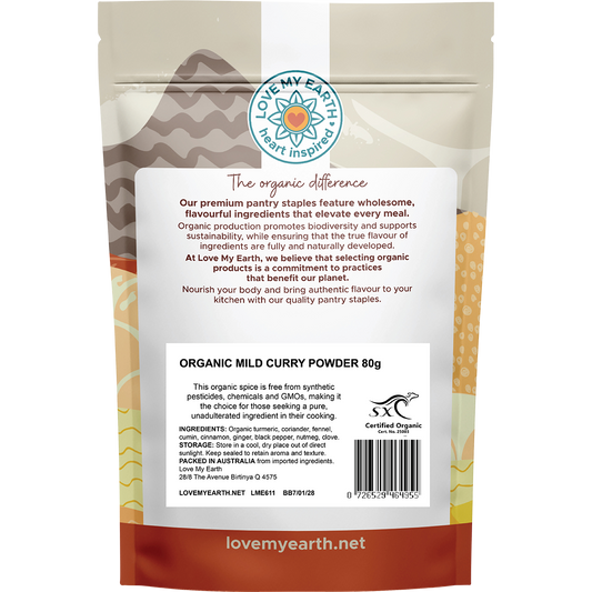 Love My Earth Organic Mild Curry Powder
