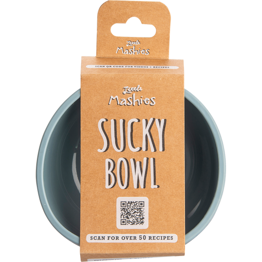 Little Mashies Silicone Sucky Bowl Dusty Blue