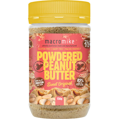 MACRO MIKE Powdered Peanut Butter Sweet Original 1 x 156g