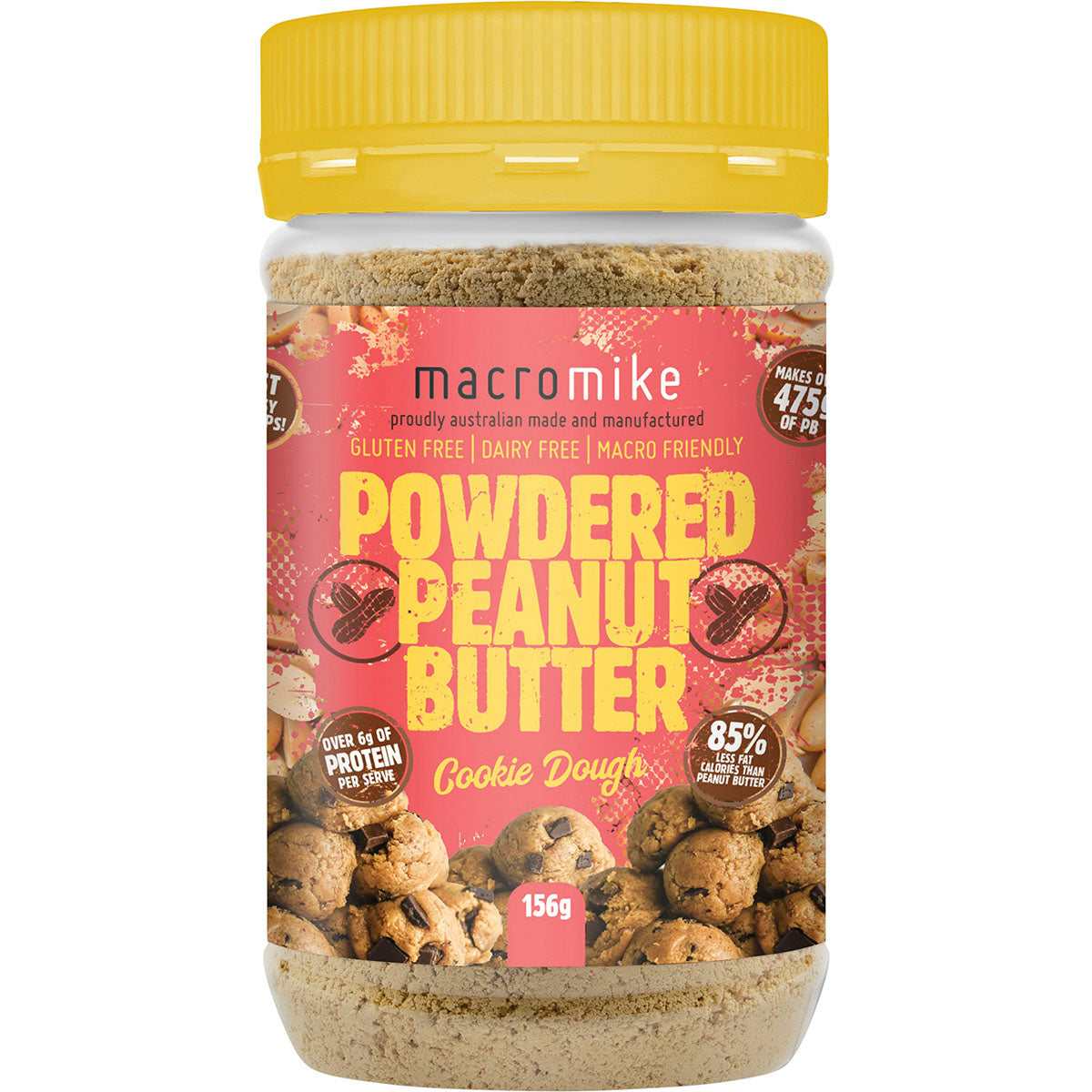 MACRO MIKE Powdered Peanut Butter Cookie Dough 1 x 156g