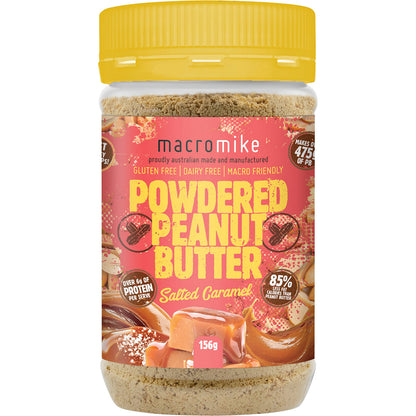 MACRO MIKE Powdered Peanut Butter Salted Caramel 1 x 156g