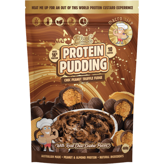 MACRO MIKE Plant Protein Pudding Choc Peanut Truffle Fudge