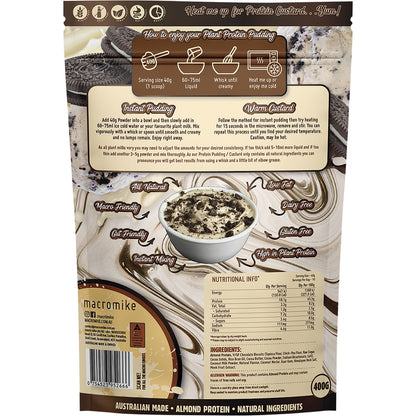 MACRO MIKE Plant Protein Pudding Cookies & Cream 1 x 400g