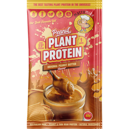 MACRO MIKE Peanut Plant Protein Sample Pack 8 x 40g