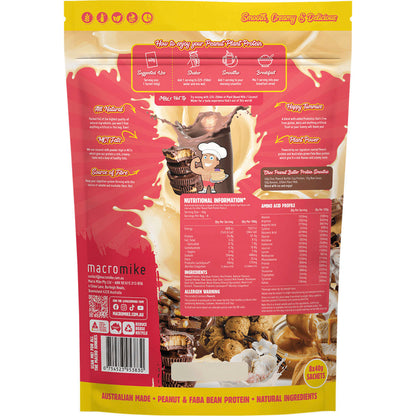 MACRO MIKE Peanut Plant Protein Sample Pack 8 x 40g