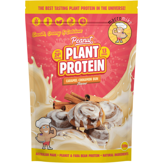 MACRO MIKE Peanut Plant Protein Caramel Cinnamon Bun