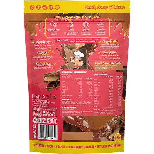 MACRO MIKE Peanut Plant Protein Chocolate Caramel