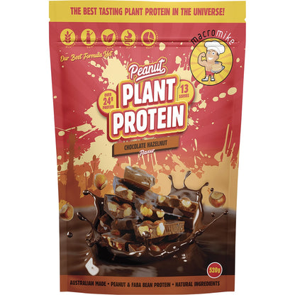 MACRO MIKE Peanut Plant Protein Chocolate Hazelnut 1 x 520g