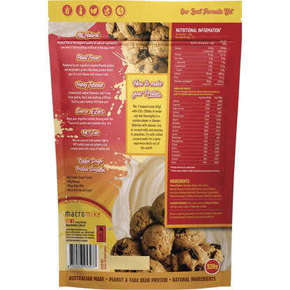 MACRO MIKE Peanut Plant Protein Cookie Dough 1 x 520g