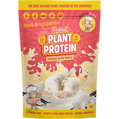 MACRO MIKE Peanut Plant Protein Hawaiian Salted Vanilla 1 x 520g