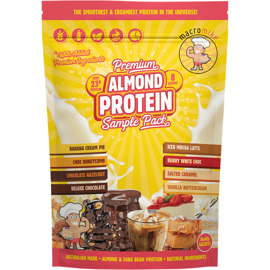 MACRO MIKE Premium Almond Protein Sample Pack
