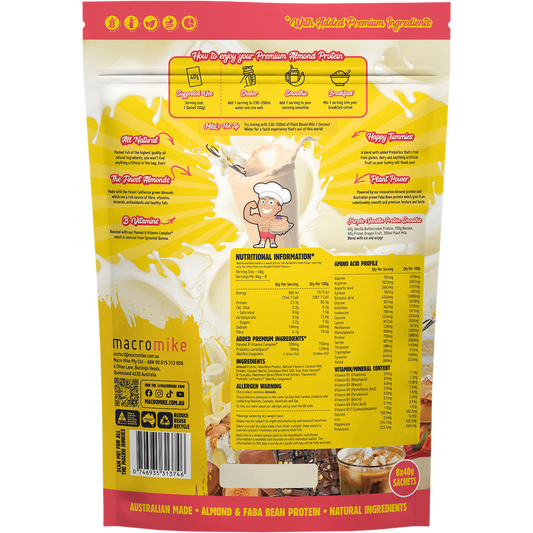 MACRO MIKE Premium Almond Protein Sample Pack