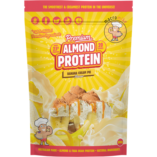MACRO MIKE Premium Almond Protein Banana Cream Pie