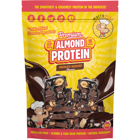 MACRO MIKE Premium Almond Protein Chocolate Hazelnut