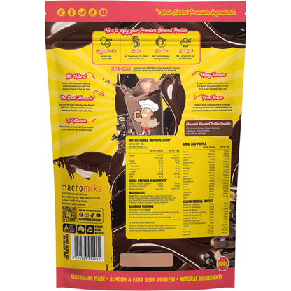 MACRO MIKE Premium Almond Protein Choc Hazelnut 1 x 800g