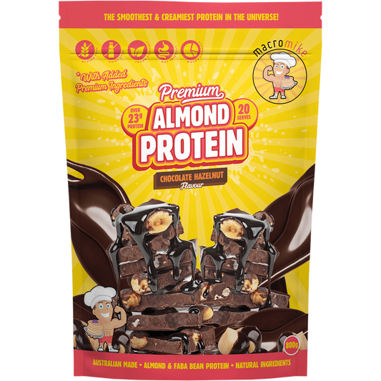 MACRO MIKE Premium Almond Protein Choc Hazelnut