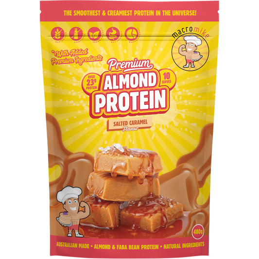 MACRO MIKE Premium Almond Protein Salted Caramel