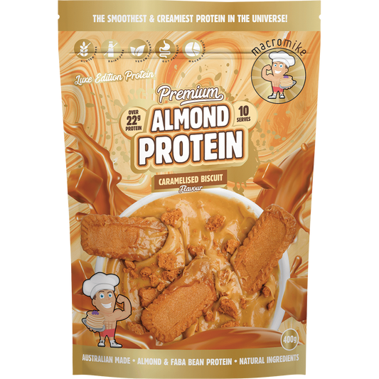 MACRO MIKE Premium Almond Protein Caramelised Biscuit