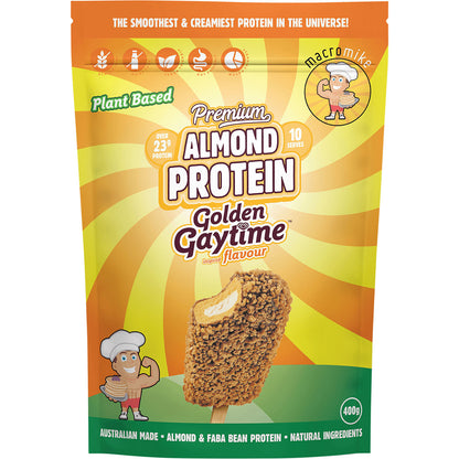 MACRO MIKE Premium Almond Protein Golden Gaytime 1 x 400g
