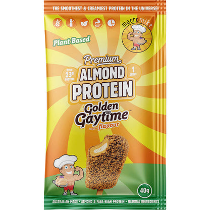 MACRO MIKE Premium Almond Protein Golden Gaytime 12 x 40g