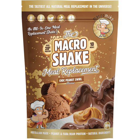 MACRO MIKE The Macro Shake Meal Replacement Choc Peanut Swirl