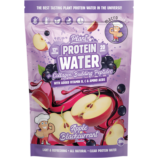 MACRO MIKE Plant Protein Water Apple Blackcurrant